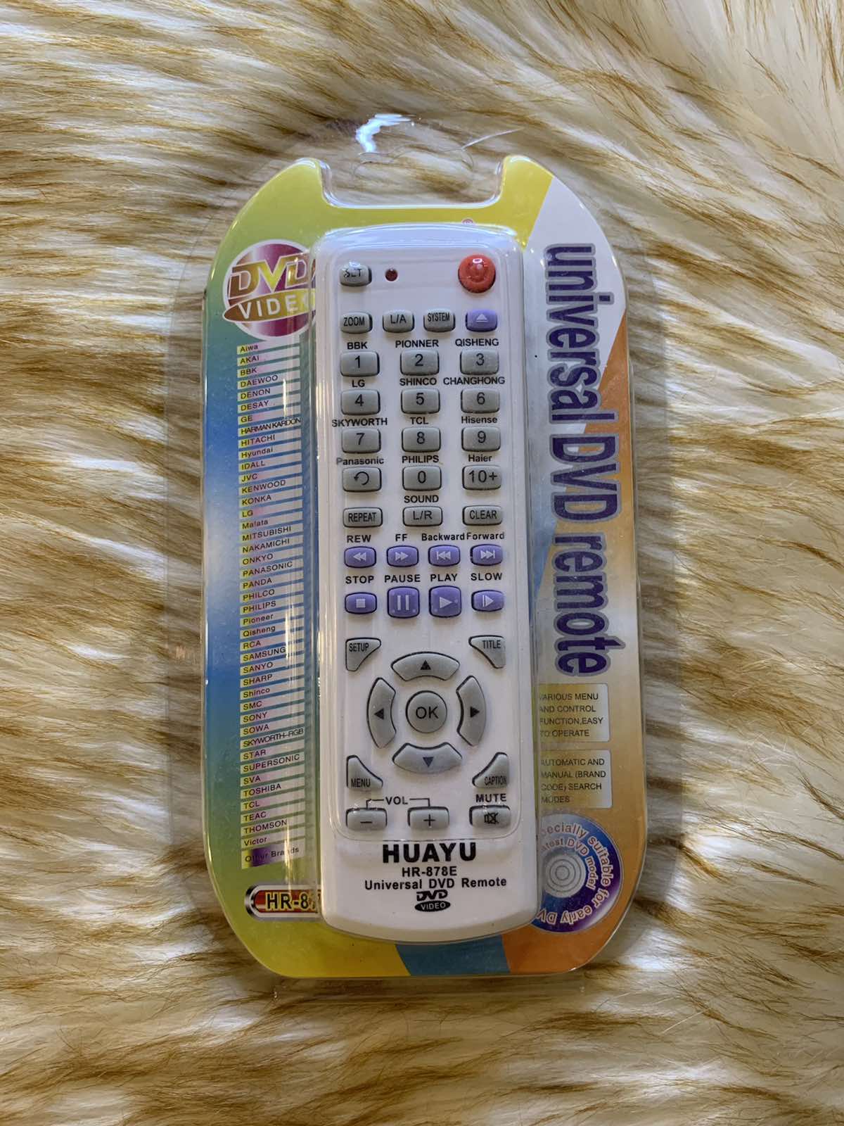 Universal DVD Remote