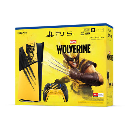 PS5 Digital Edition – Wolverine Battle Yellow Limited Edition Bundle