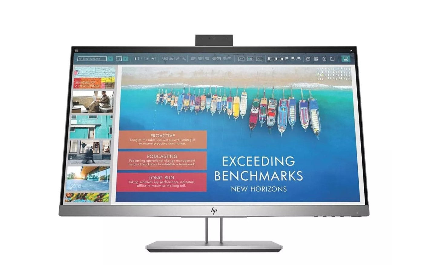 HP EliteDisplay E243 23.8" FHD IPS Monitor - 1920x1080, 16:9, HDMI, DP, VGA