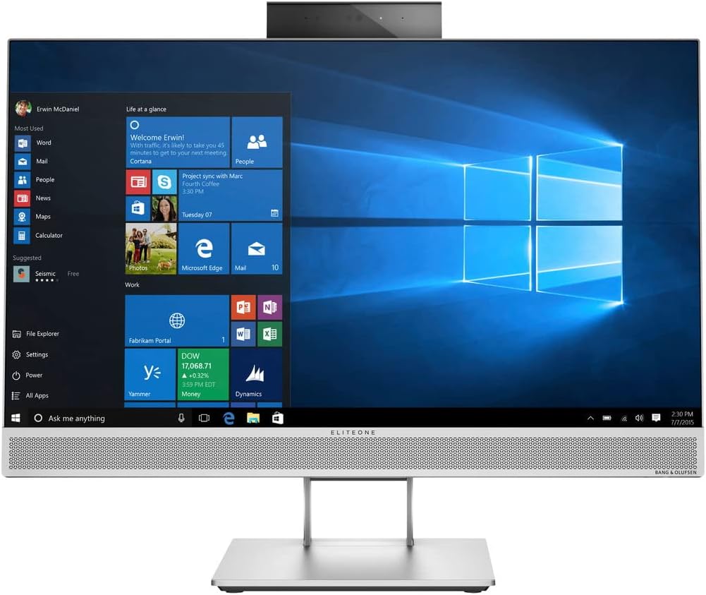HP EliteOne 800 G4 23.8" FHD All in One Desktop PC - i5-8500, 8GB RAM, 256GB SSD, Win11 Pro, 12 Mth Wty (Refurbished)