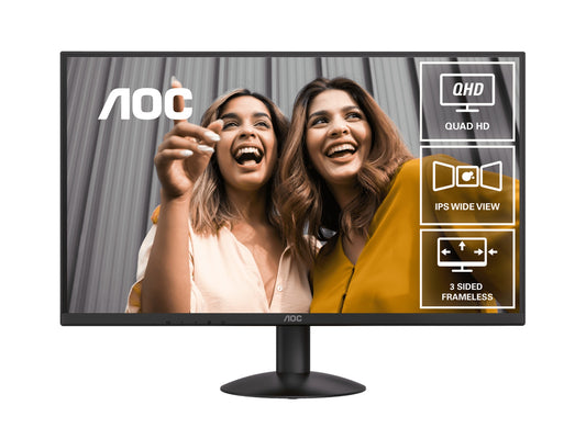 AOC 27" IPS PC Monitor 2560×1440 @ 75Hz