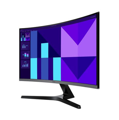 Samsung 27" S39GD FHD 1800R Curved Monitor 1920X1080 16:9 VA 100Hz 4ms 250cd/m2 D-Sub HDMI Tilt VESA Headphone Eye Saver Mode Black 3YR WTY