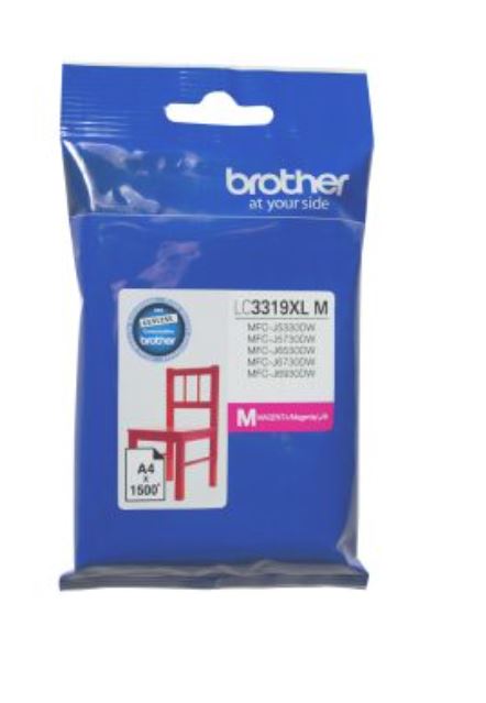 Brother LC3319XLC LC3319XLM LC3319XLY Original Ink Cartridge Inkjet - High Yield - 1500 Pages - Magenta