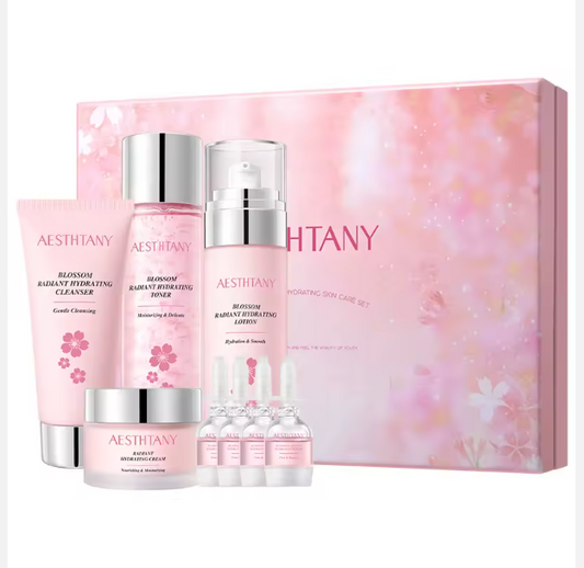 AESTHTANY BLOSSOM RADIANT HYDATING SKIN CARE SET