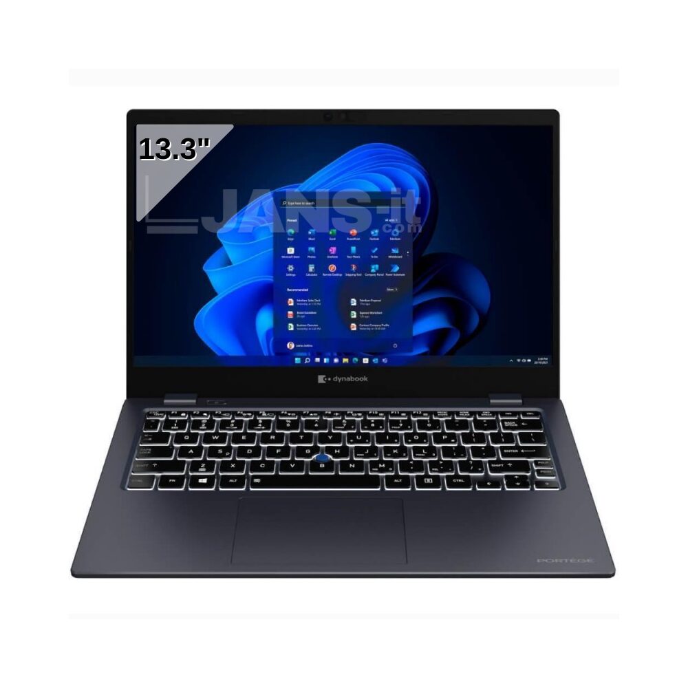 DynaBook Portege e X30W-J 13.3" FHD Touch Laptop -11th Gen i5-1135G7 @ 2.40GHz, 16GB RAM, 256GB SSD, Win11 Pro