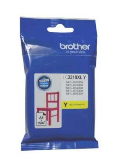 Brother LC3319XLC LC3319XLM LC3319XLY Original Ink Cartridge Inkjet - High Yield - 1500 Pages - Yellow