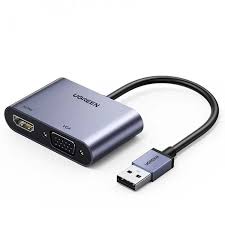 VIDEO ADAPTER | USB TO HDMI + VGA |