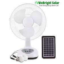 Solar Table Fan