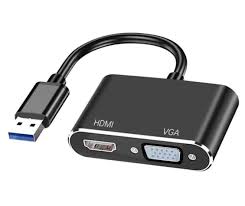 VIDEO ADAPTER | USB TO HDMI + VGA |