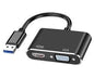 VIDEO ADAPTER | USB TO HDMI + VGA |