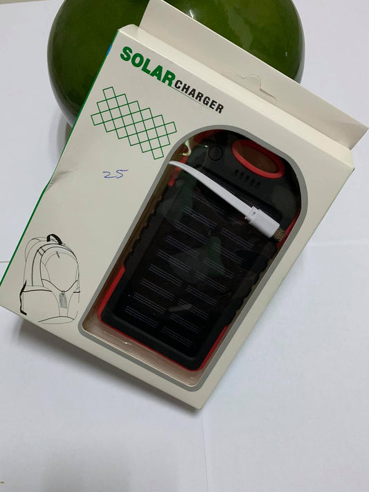 Solar Power Bank with LED Torch